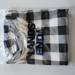 Lands End Shirt Size 3X (24W-26W) Pajama Top Lounge Stretch Long Sleeve T-shirt